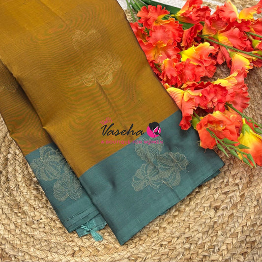 Half Mix - Pure Soft Silk Saree - VVPSS104