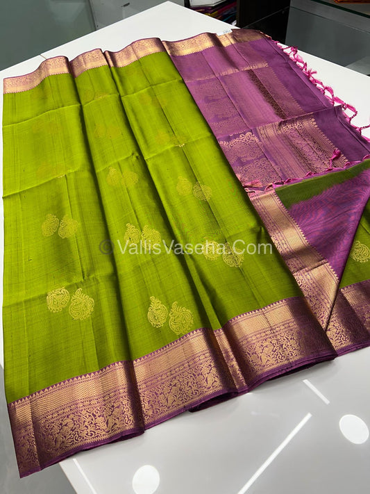 Pure Soft Silk Saree - Kanchi Border - VVPSS015