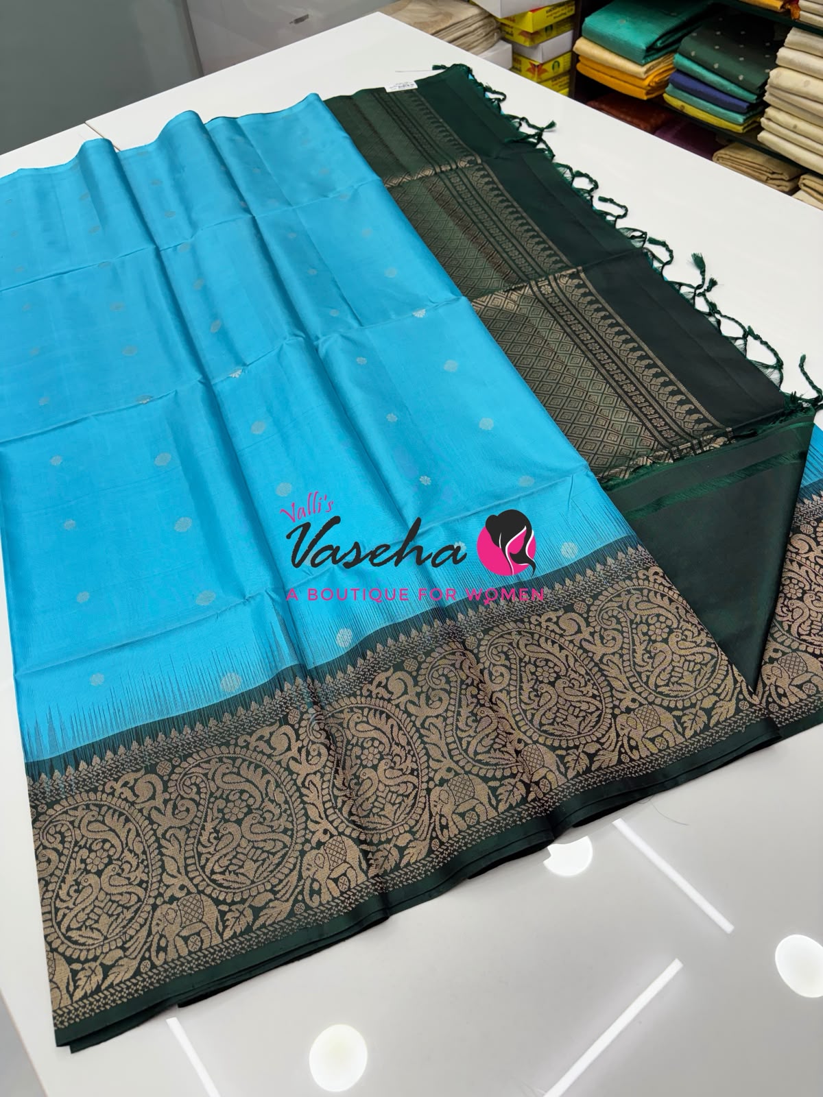 Pure Soft Silk Saree - Happy Sale - 20%less - VVAD001