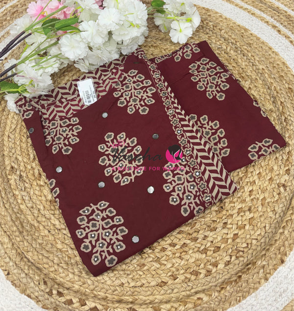 Ready Made | set |Salwar & Kameez (2pc)|Cotton |VVRMS020
