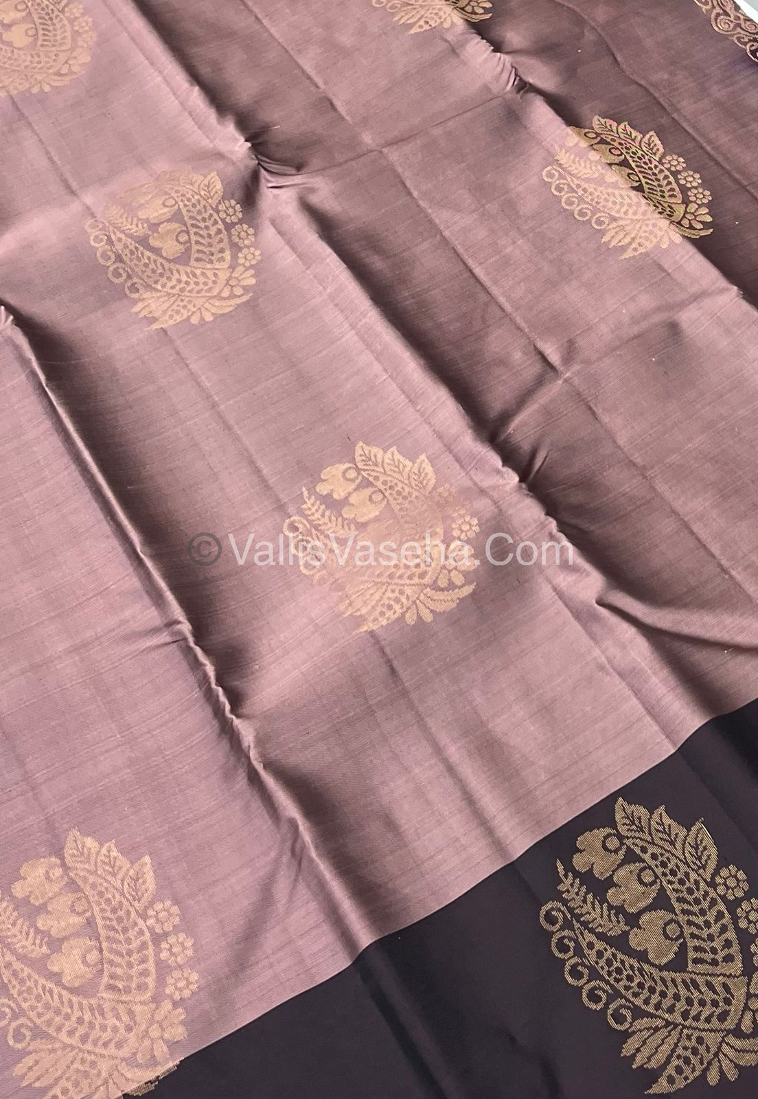 Half Mix - Pure Soft Silk Saree - VVPSS030