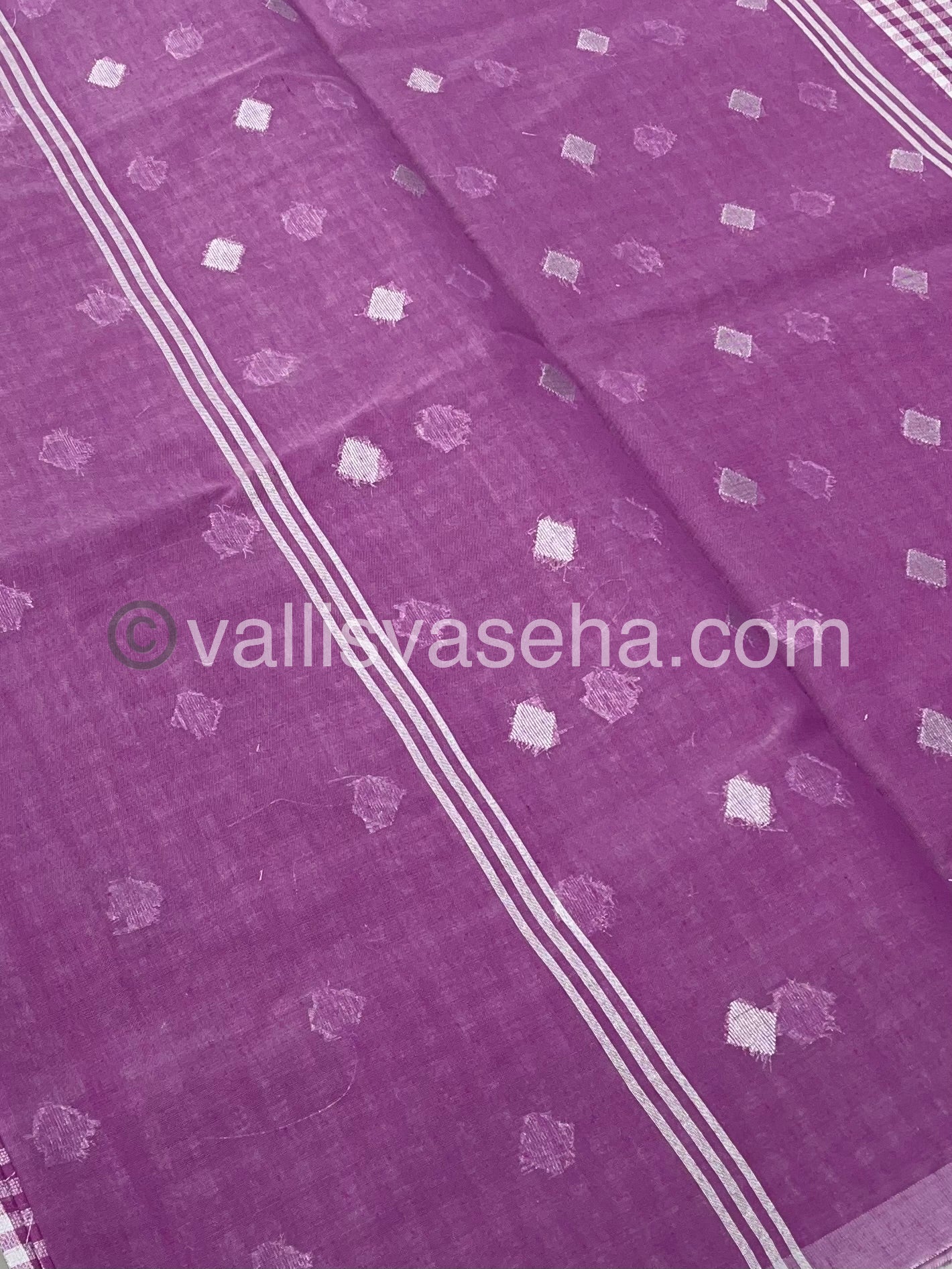 Nayanthara inspired Checks Tissue Sarees | Nayanthara Hit Design |- VVNTS001 - Purple / Lavendar shade