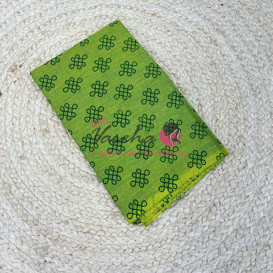 Blouse Bit - Kolam Print - 1 mtr - VVBB001