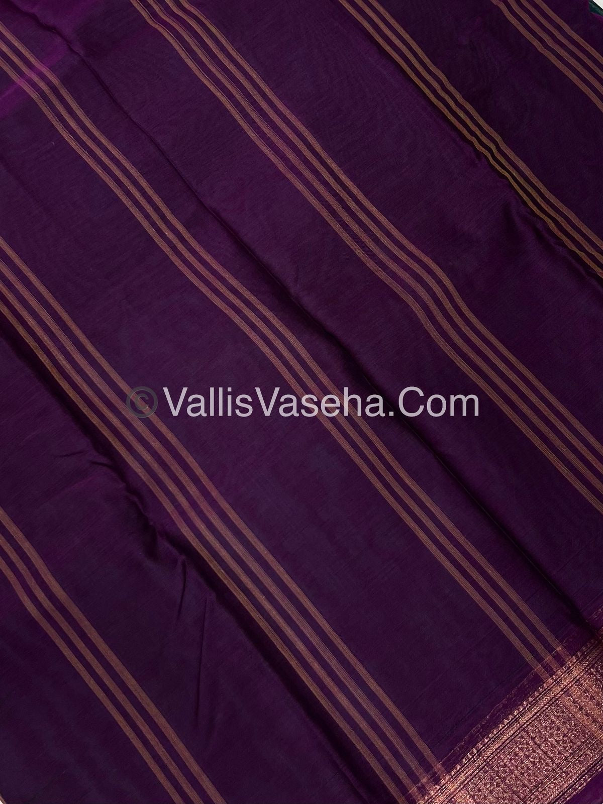 Dhaka Cotton Saree - VVDCS002