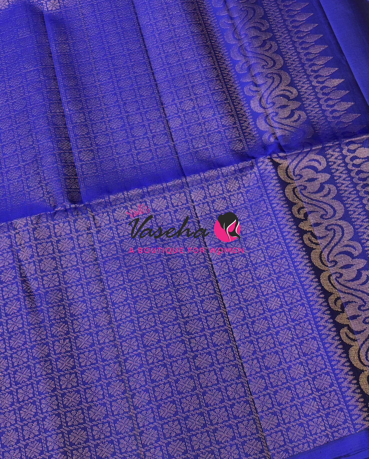 Pure Soft Silk Saree  - Blue Shade - VVPSS133