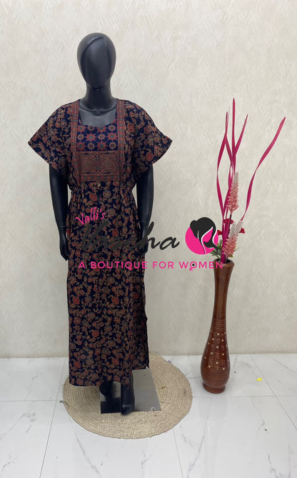 Long Kaftan  - Nighties - VVJN001