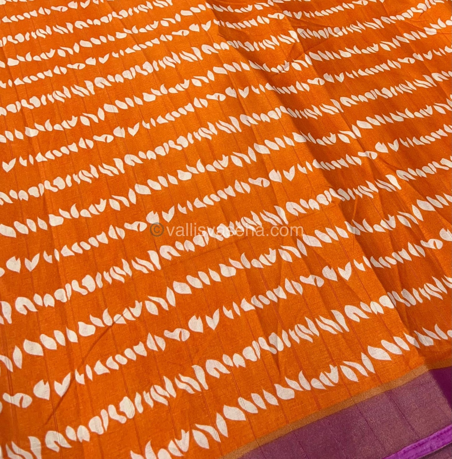 Casual Wear - Mill Print - Fancy Art Silk Tussar Saree - VVFAS002