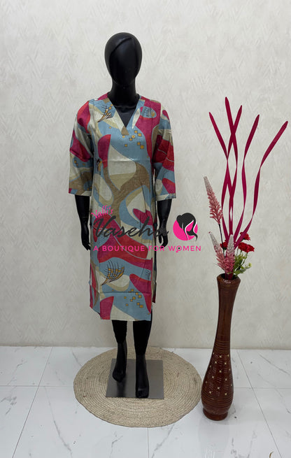 Ready Made -  Kurti - Straight Cut - VVRMS021