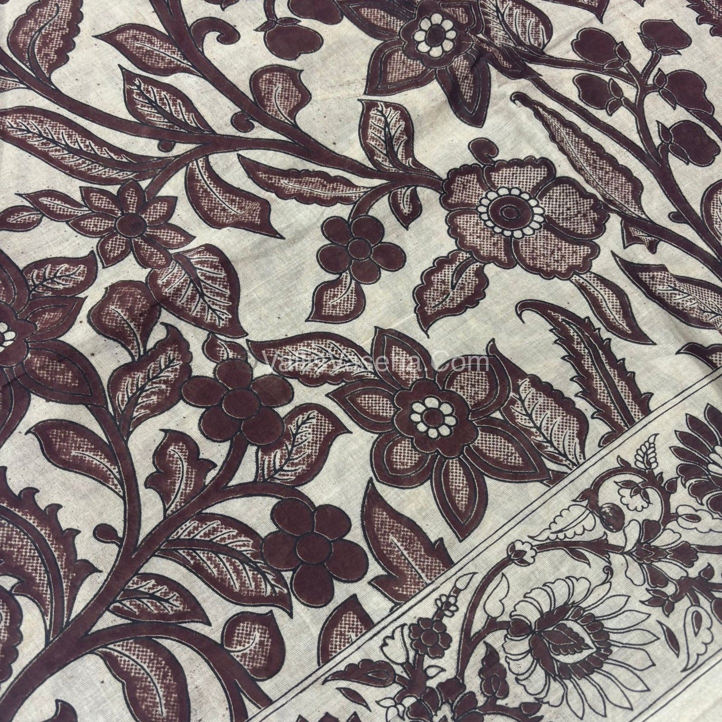 Pure Kalamkari Cotton Saree - VVPKC002