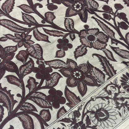 Pure Kalamkari Cotton Saree - VVPKC002