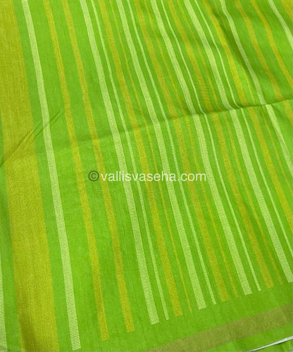 Semi Chappa Silk - Violet with Green - VVSC003