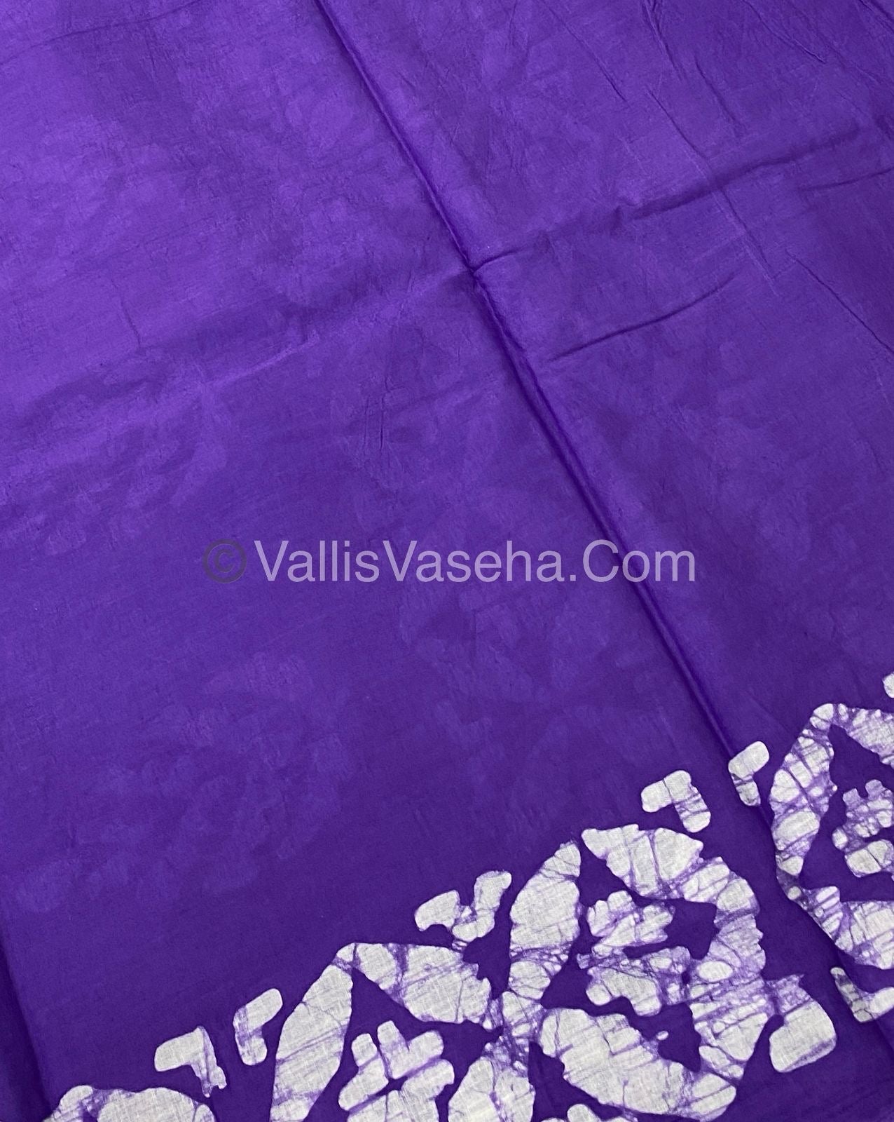Pure Soft Mul Mul Cotton Sarees - Hand Block Prints - VVMMC003