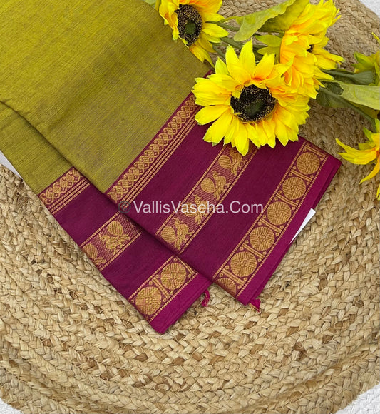 Kanchi Cotton Saree - VVKCS008