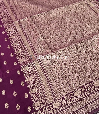 Banarasi - Heritage Silk - Semi Kathan Silk - Yellow Green Shade - VVBHS006