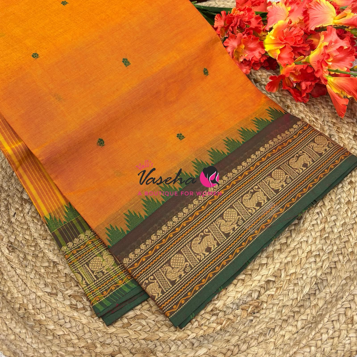 Chettinadu Cotton Saree - VVCCS003