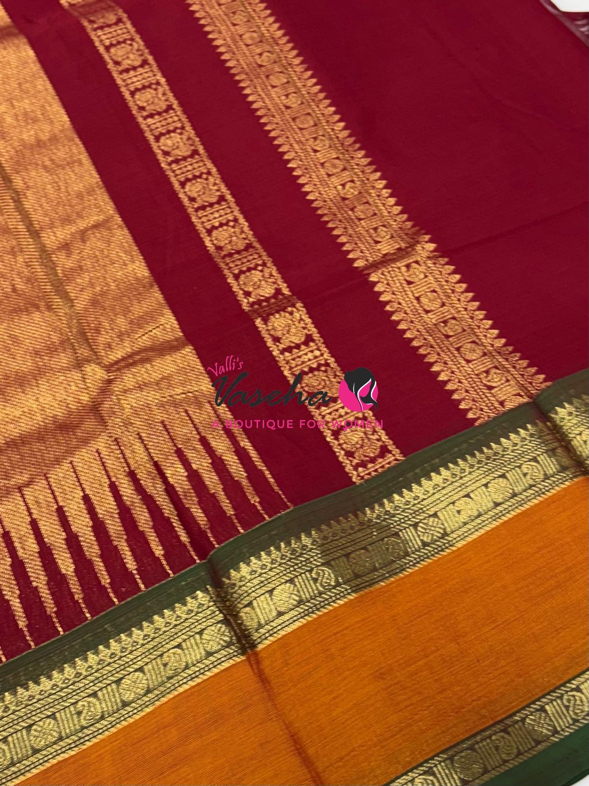 Premium - 120 counts - Kanchi Cotton Saree - VVKCS021