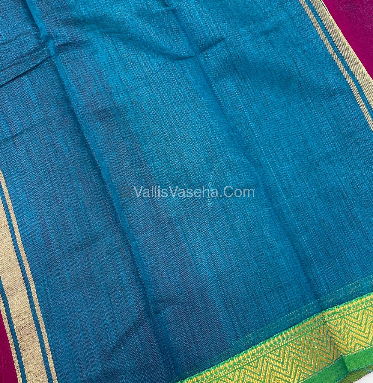 Fancy Mixed Cotton - Purplish Pink  With Green Shade - VVFMC005