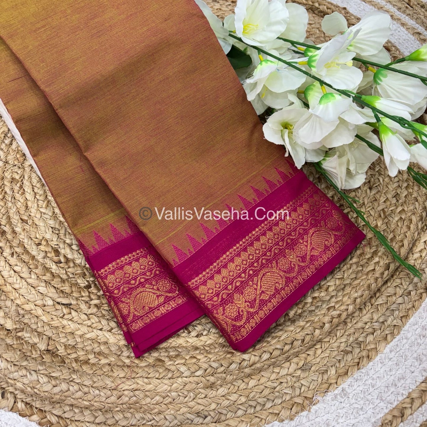 Kanchi Cotton Saree - VVKCS018