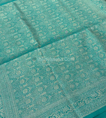 Banarasi - Heritage Silk - Semi Kathan Silk -  Sky Blue Shade - VVBHS009