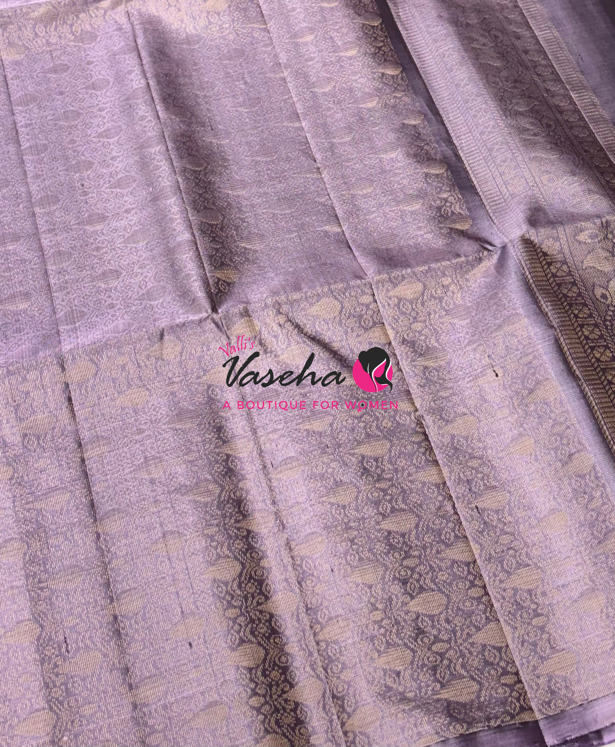 Pure Soft Silk Saree - Lavender Shade - VVPSS119