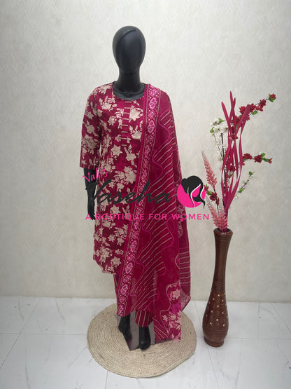 Ready Made - Salwar, Kameez & Duppatta(3pc) - Printed - VVRBS007