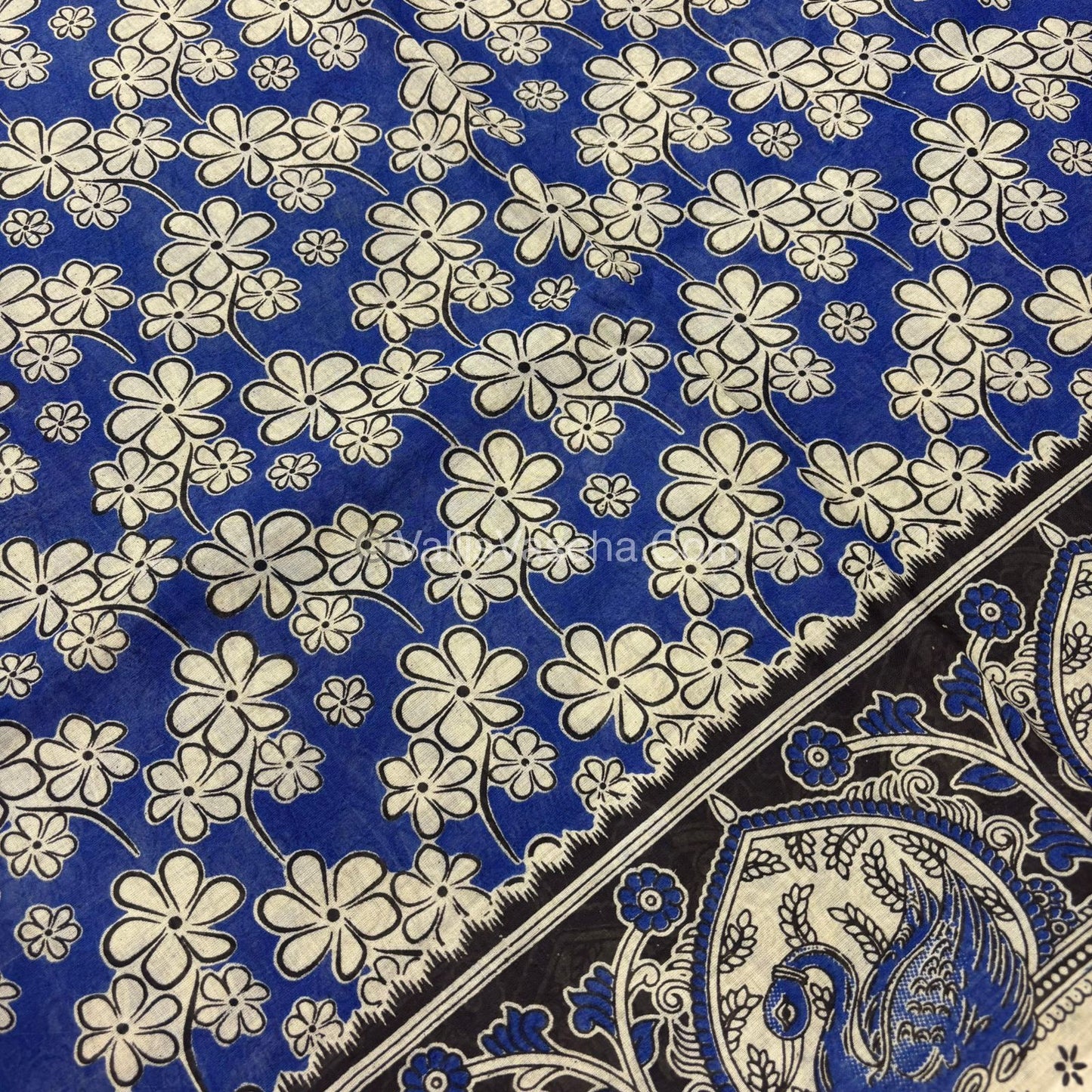 Pure Kalamkari Cotton Saree - VVPKC002