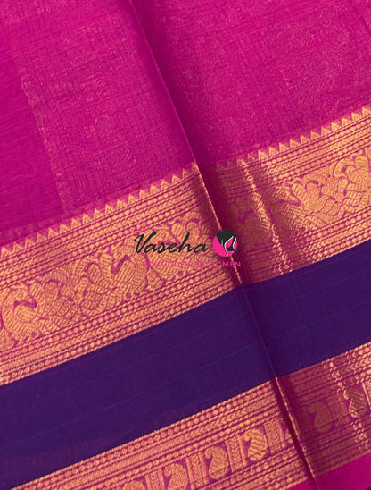Kanchi Cotton Saree - VVKCS022
