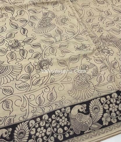 Pure Kalamkari Cotton Saree - VVPKC001