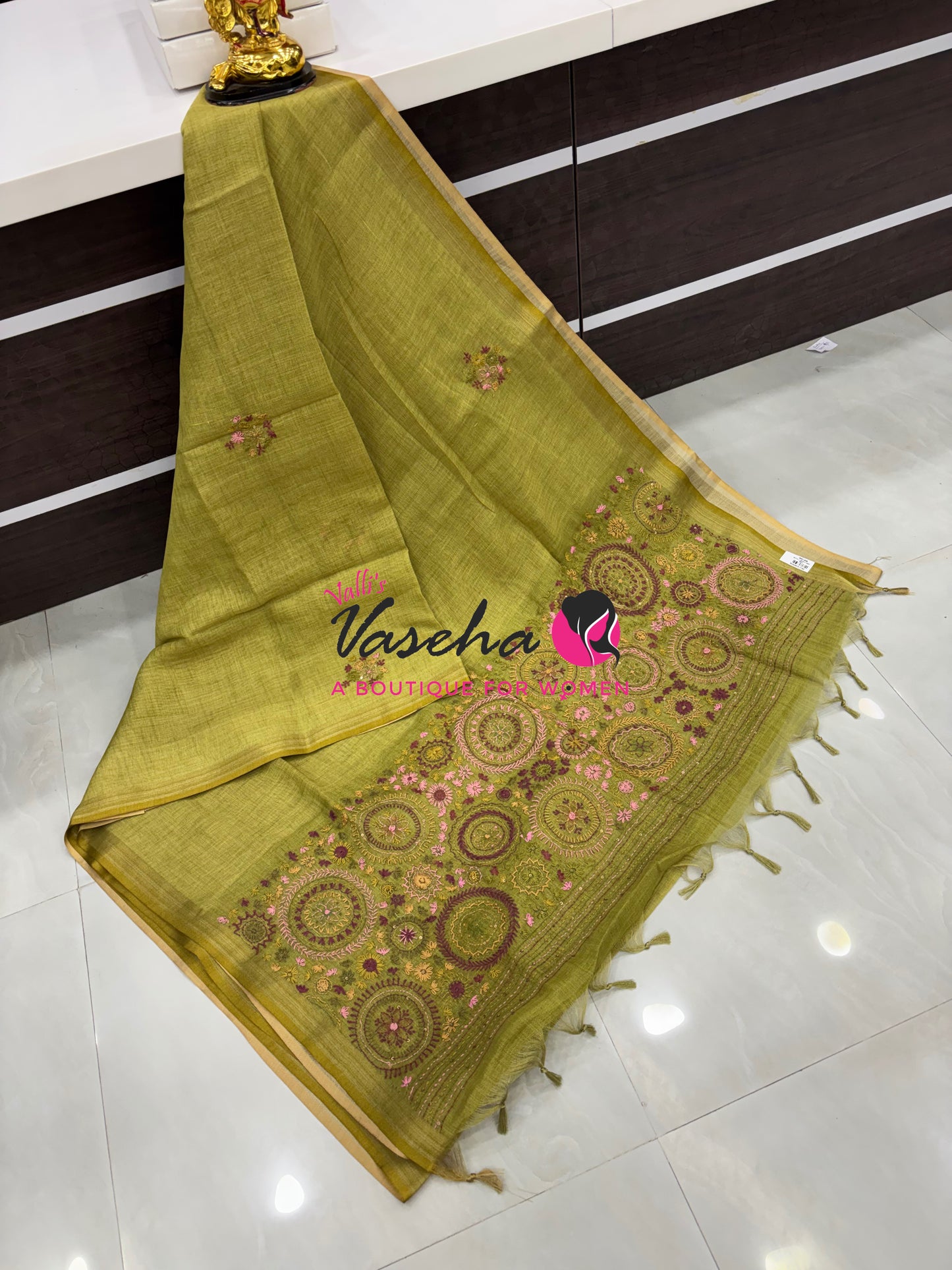 French Knot - Tissue Saree  - VVLFN019