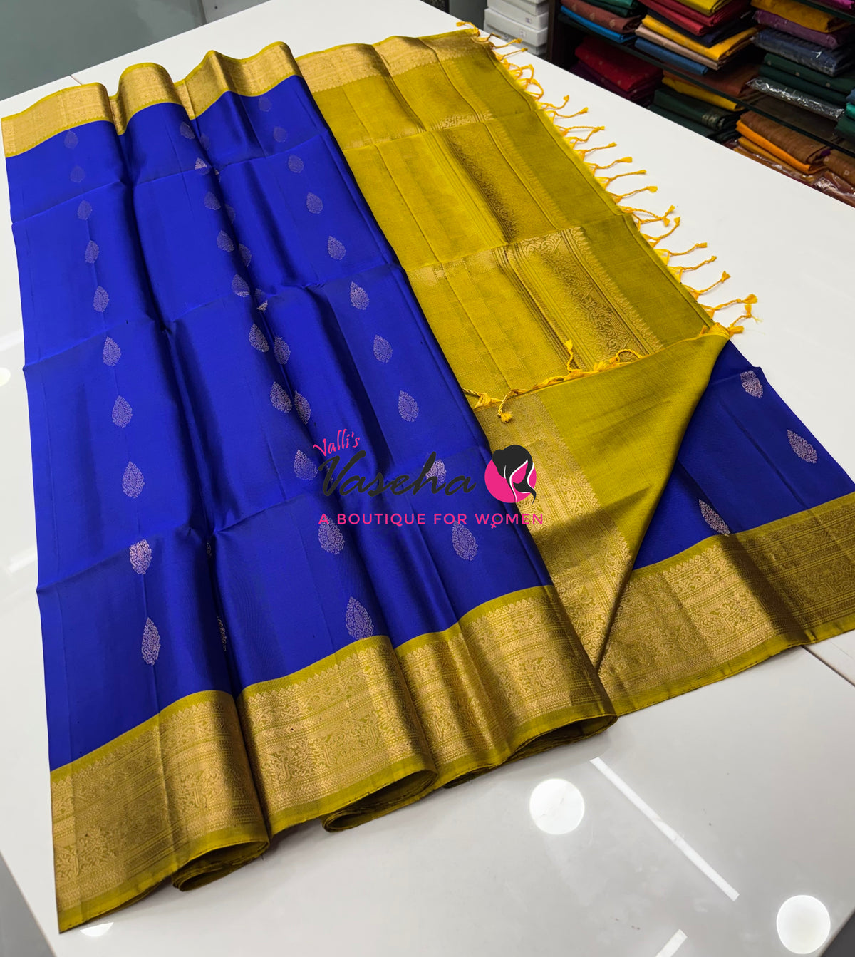 Pure Soft Silk Saree - Kanchi Border - VVPSS033