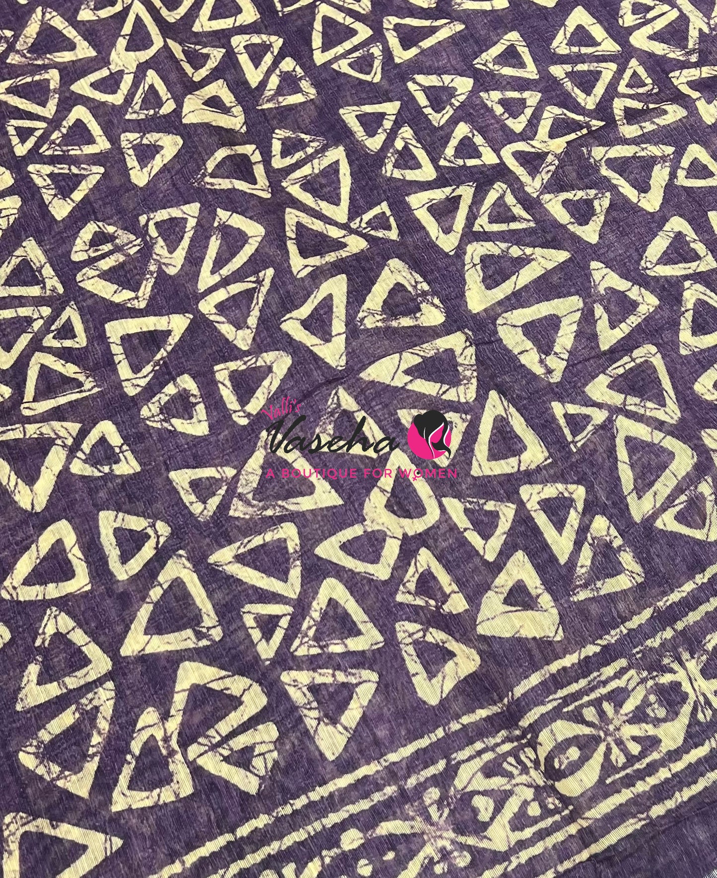 Art Tussar / Art Silk - Purple Shade - VVATS002