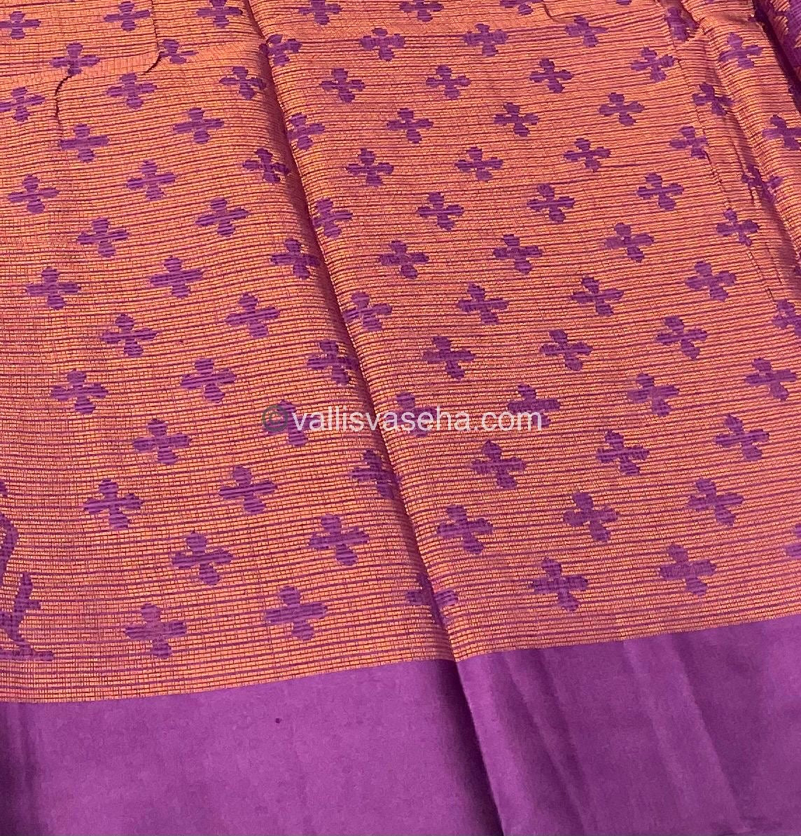 Mixed Cotton Brasso Saree - VVBS001