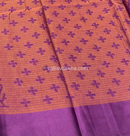 Mixed Cotton Brasso Saree - VVBS001