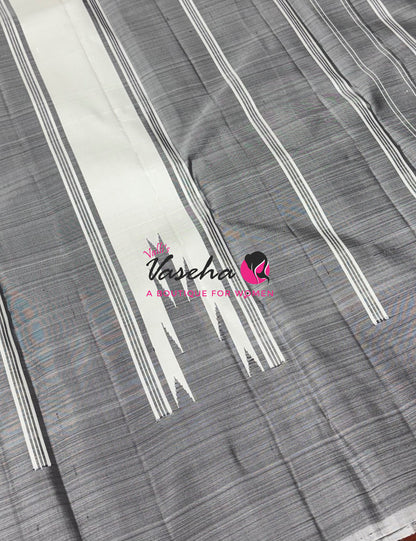 Pure Kanchipuram Silk Saree - Thalampoo - VVPS029
