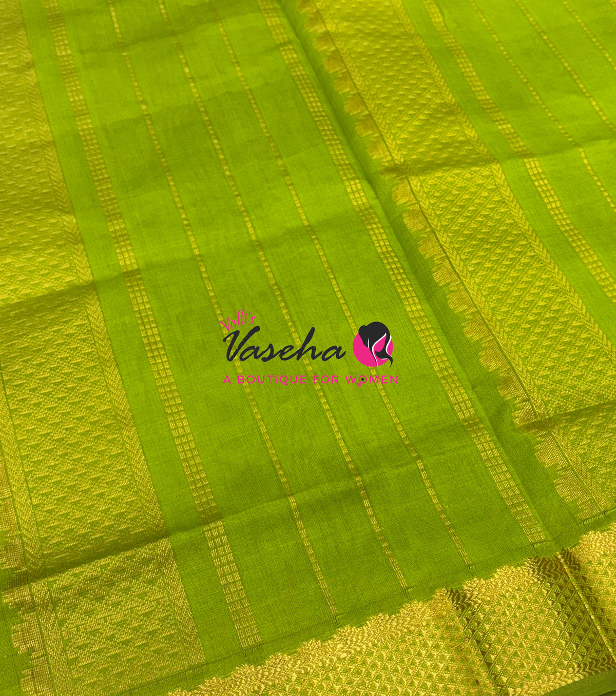 Semi Silk Cotton Saree | Pazhum Pazhamum Checks Design |VVSSC020