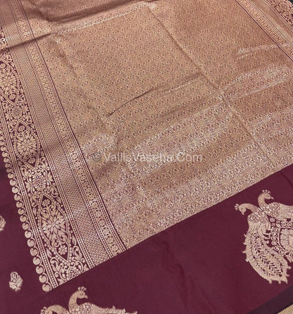 Semi Soft Silk -  Wine Shade -VVSSS018