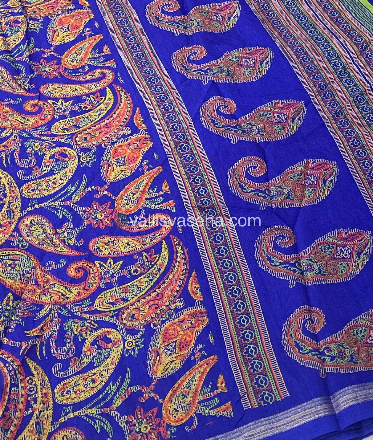 Casual Wear - Fancy Mixed Cotton - Blue Shade - VVFMC001