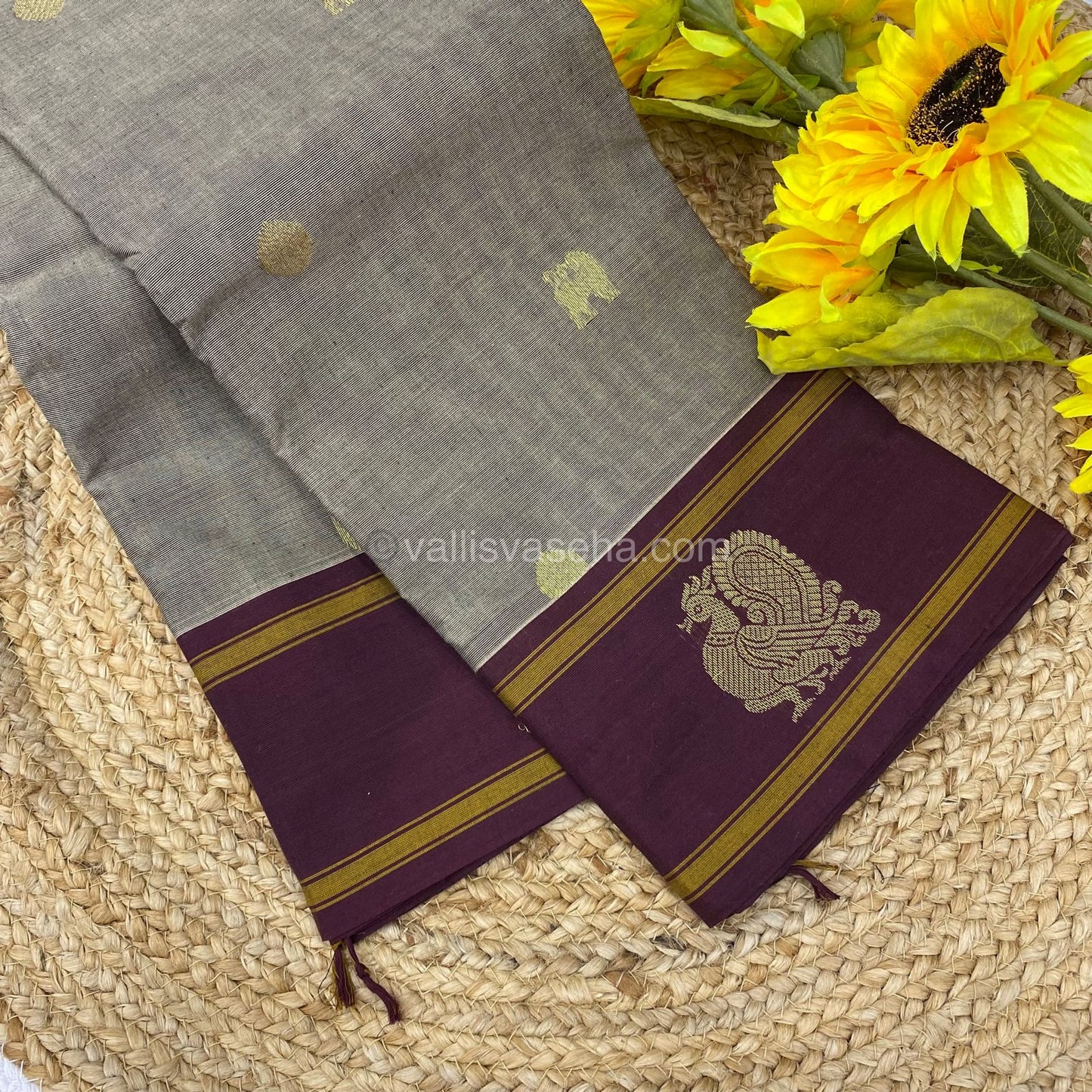 Premium Kanchi Cotton Saree - VVKCS004