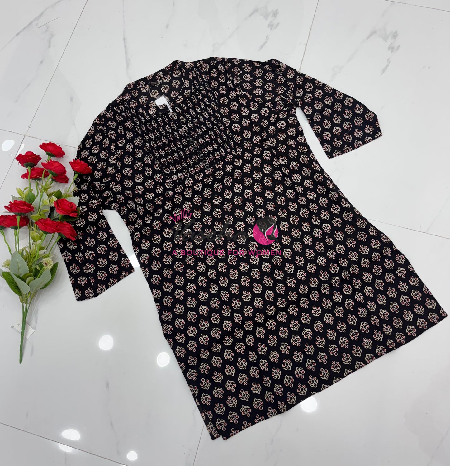 Ready Made - Short Top - Black Color - VVRST003