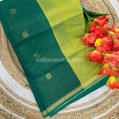Semi Maheshwari Silk Cotton Saree - VVMSC006