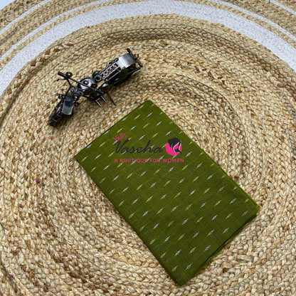 Blouse Bit - Pack Of 10pcs - Assorted-  Semi Raw Silk  - 1 mtr - VVBB006
