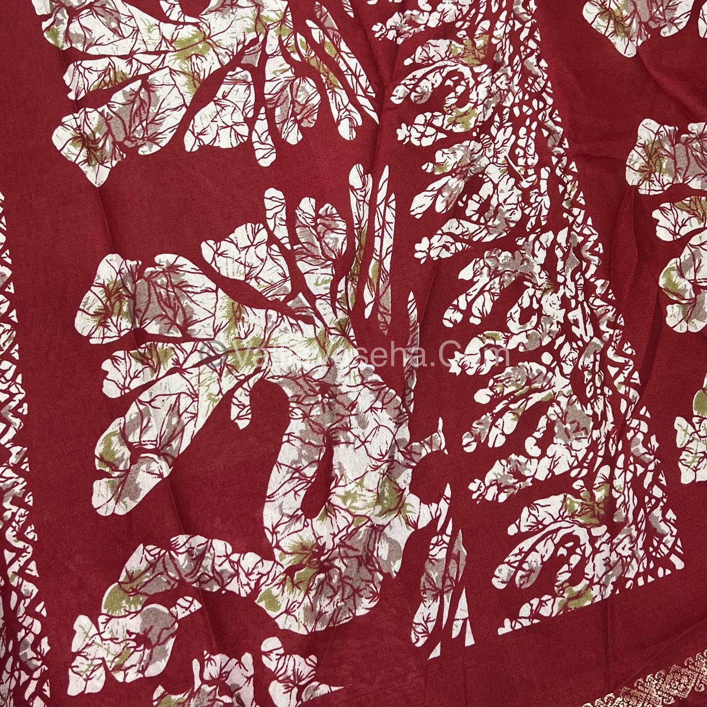 Budget Friendly Sarees - Casual Wear Sarees - Crackle Silk - VVCS002