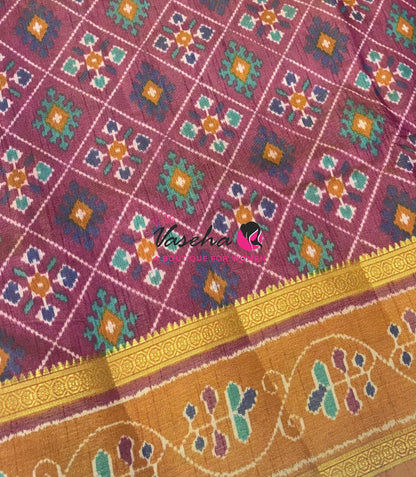 Semi Patola | Printed Silk Saree - Combo - VVSPS002