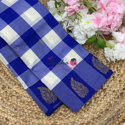 Pazhum Palamum checks - Semi Silk Sarees - VVSSS003
