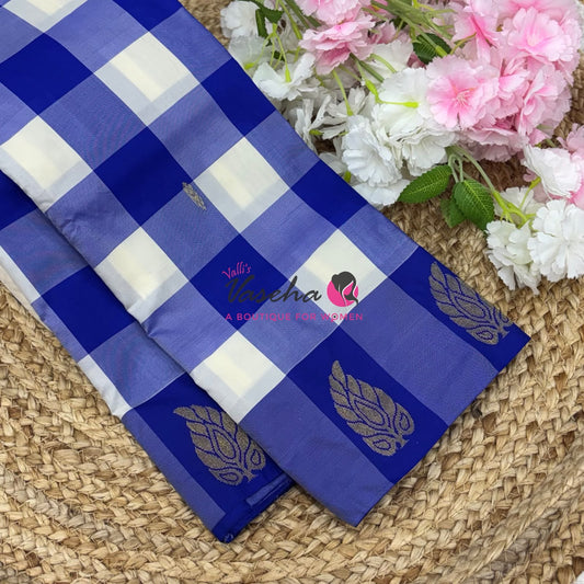 Pazhum Palamum checks - Semi Silk Sarees - VVSSS003