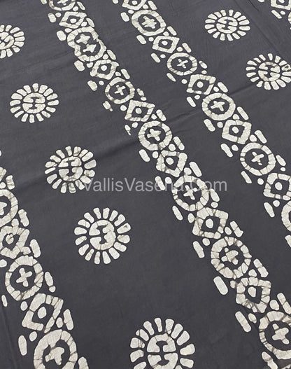 Pure Soft Mul Mul Cotton Sarees - Hand Block Prints - VVMMC003