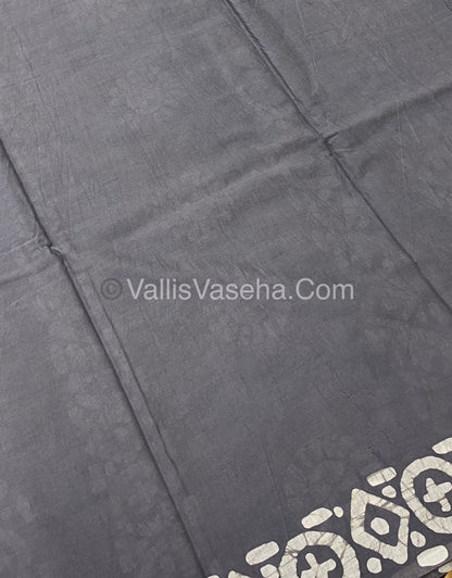 Pure Soft Mul Mul Cotton Sarees - Hand Block Prints - VVMMC003