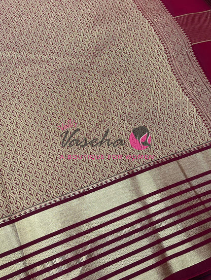 Semi Bridal Kanchi Silk  - Korvai - Premium- VVSKS008