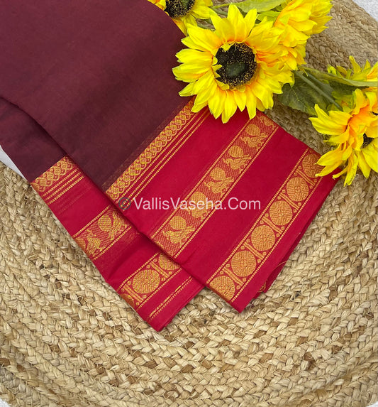 Kanchi Cotton Saree - VVKCS008