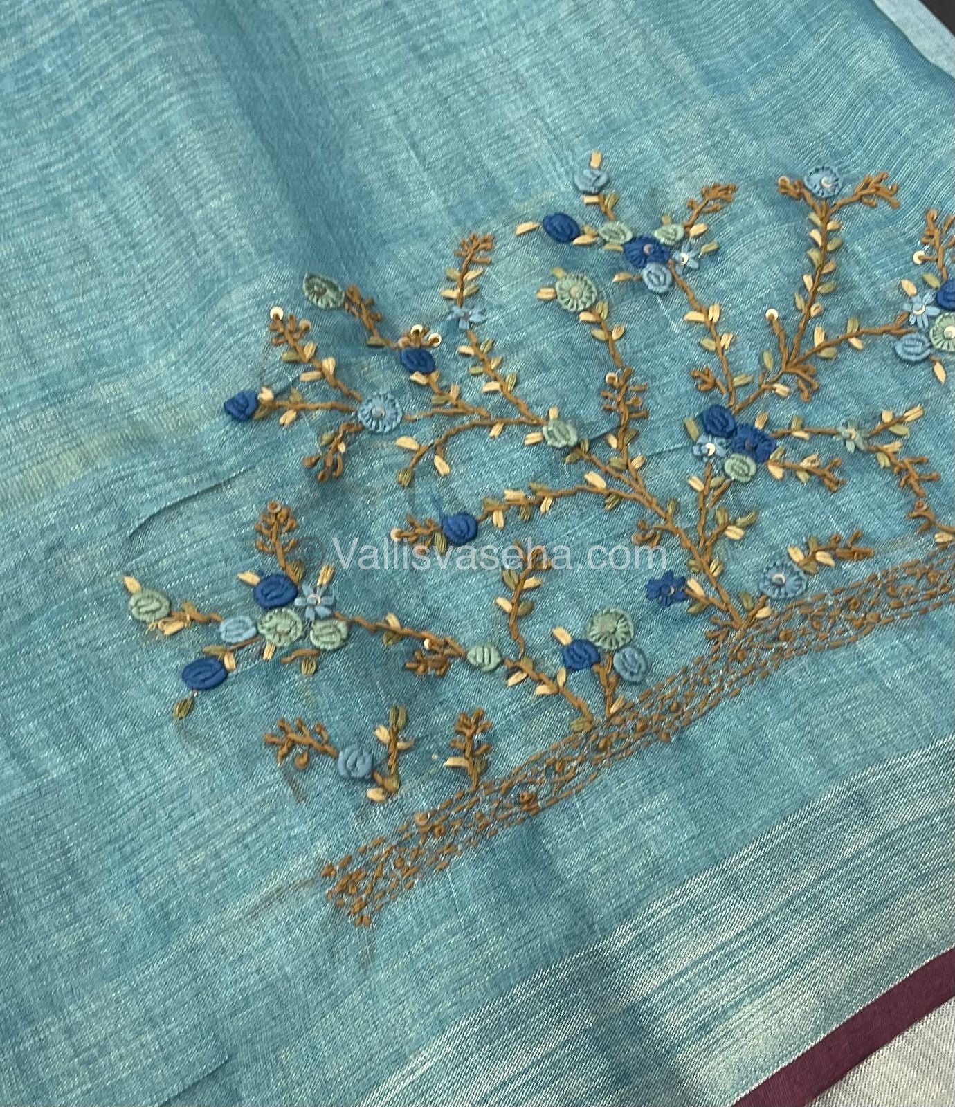 French Knot - Tissue Saree -  VVLFN001